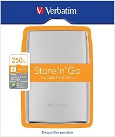 Verbatim Store 'n' Go Portable silber 500GB, USB 2.0