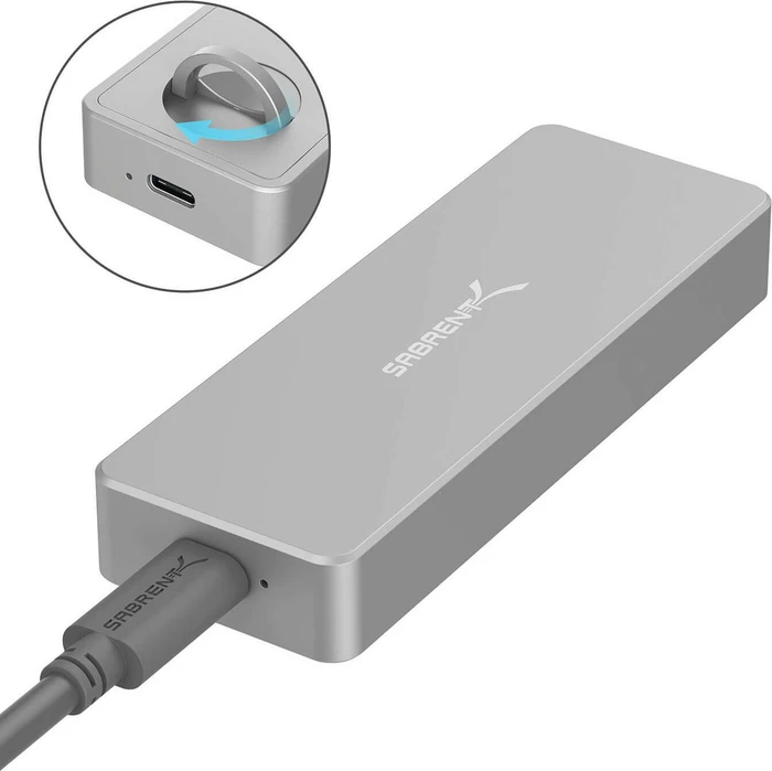 Sabrent NVMe PCIe M.2 M-Key Gehäuse, USB-C 3.1
