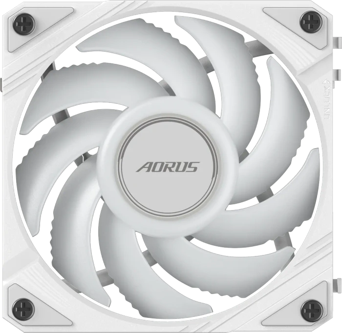 GIGABYTE AORUS EZ Chain Fan 120 Ice, weiß, 120mm
