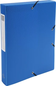 Exacompta Archivbox Kunststoff blickdicht 40mm, A4, hellblau, 8er-Pack