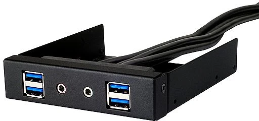 SilverStone FP32B-E, 3.5" Multifunktionspanel, schwarz