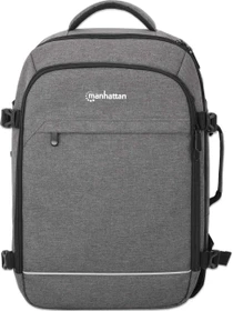 Manhattan Rome 17.3" Laptop-Reiserucksack, grau