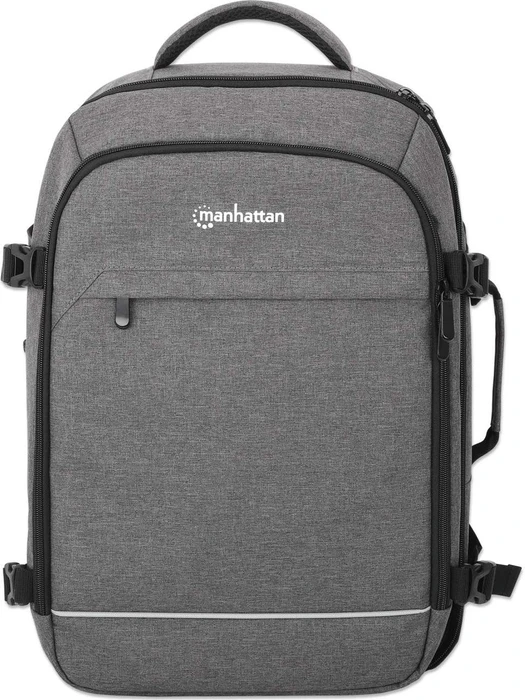 Manhattan Rome 17.3" Laptop-Reiserucksack, grau