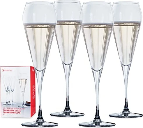 Spiegelau Willsberger Anniversary Champagnerglas, 4 Stück