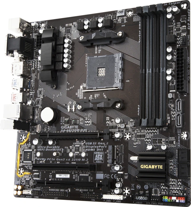 GIGABYTE GA-AB350M-D3H (AMD AM4)