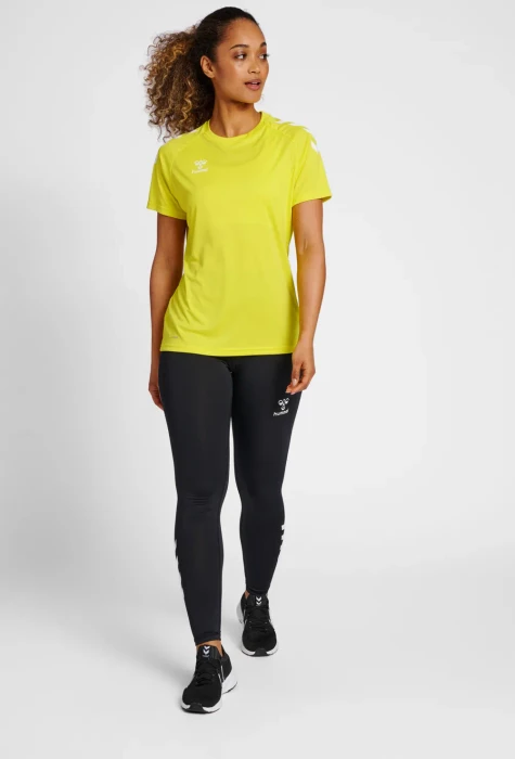 hummel Core XK Funktionsshirt kurzarm blazing yellow (Damen)
