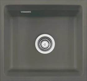 systemceram Kara 42 U/g Unterbau Becken mittig lava