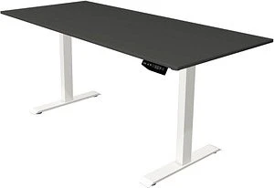 Kerkmann Move 1 elektrisch höhenverstellbarer Sitz-Steh-Schreibtisch 180x80cm anthrazit/weiß