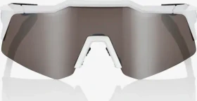 100% Speedcraft XS matte white/hiper silver mirror lens