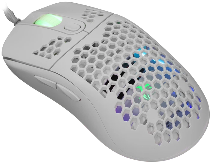 White Shark Galahad White Gaming Mouse, weiß, USB