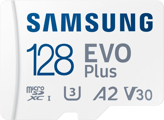 Samsung EVO Plus 2021 R130 128GB Kit, UHS-I U3, A2, Class 10