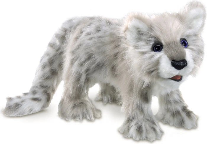 Folkmanis Handpuppe Baby Schneeleopard (3137)