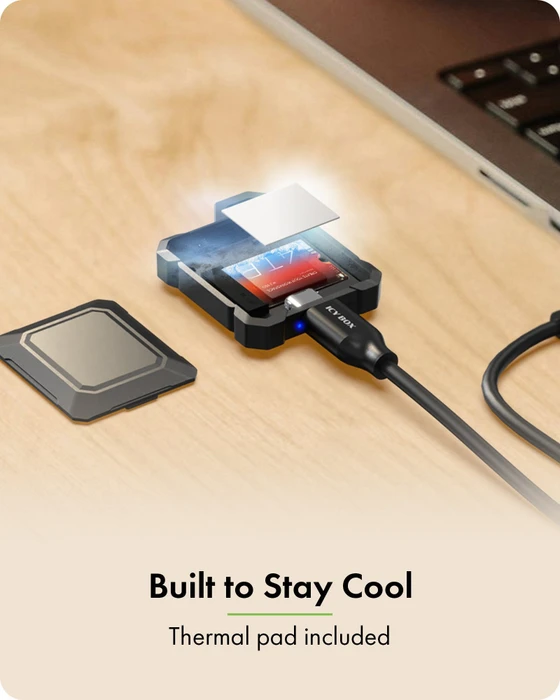 RaidSonic Icy Box IB-1601MP-CU31, Mini M.2 NVMe SSD Enclosure, USB-C 3.1