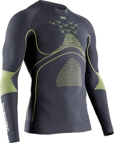 X-Bionic Energy Accumulator 4.0 Kompressionsshirt langarm charcoal/yellow (Herren)