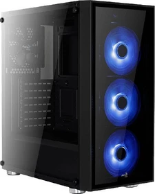 AeroCool Quartz Blue, Glasfenster