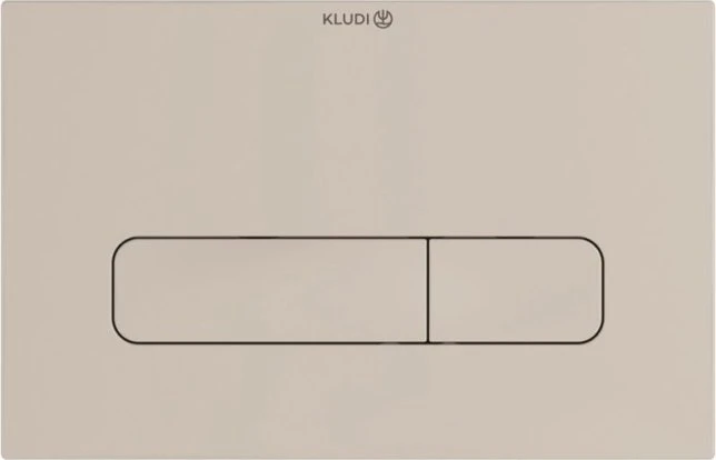 Kludi Betätigungsplatte eckig 236x152mm matt light dove