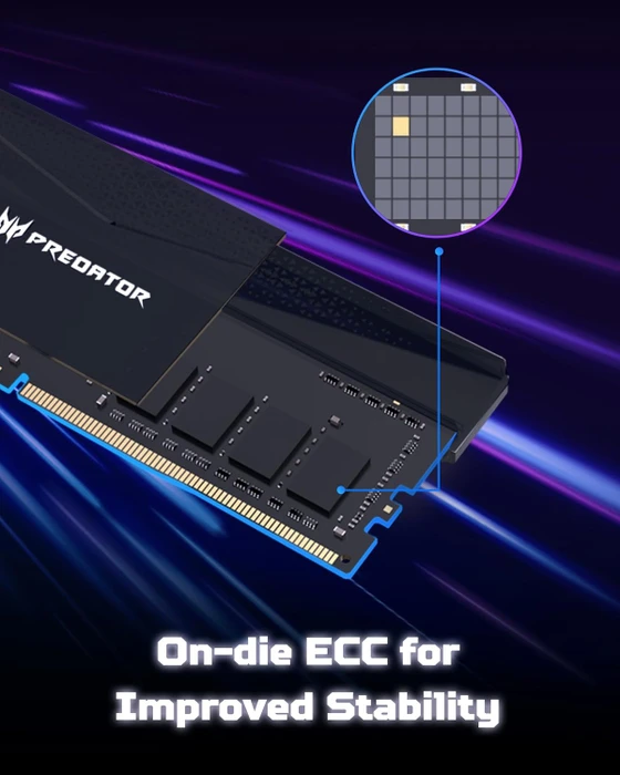 Acer Predator Pallas II schwarz UDIMM 32GB Kit, DDR5-6000, CL36-45-45-96, 1RX8