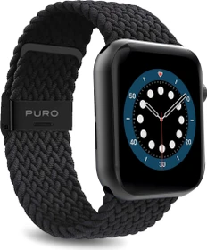Puro LOOP Strap für Apple Watch 38/40/41mm schwarz