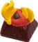 Ducky x Hot Keys Project Ducky League Keycap - Rocket, Kunstharz (Resin), rot/gelb, 1 Taste Vorschaubild