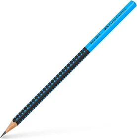 Faber-Castell Two Tone Grip 2001 Bleistift B graphit, schwarz/blau