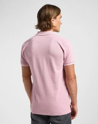 Lee Regular Pique Poloshirt kurzarm soft mauve (Herren)