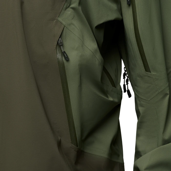 Black Diamond Recon LT Stretch Shell Skijacke tundra/dark moss (Herren)