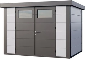 Telluria Classico 3024 Gerätehaus weiß/grau