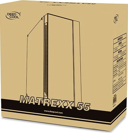DeepCool Matrexx 55, Glasfenster
