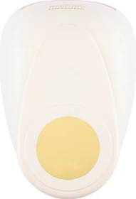 Vaessen Creative Hebel-Motivstanzer Jumbo+, Kreis, gold/weiß, 64mm
