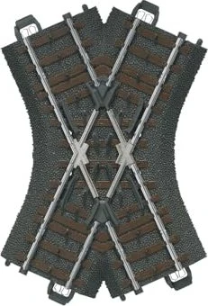Märklin - Spur H0 Gleis - Kreuzung Länge 103.3mm