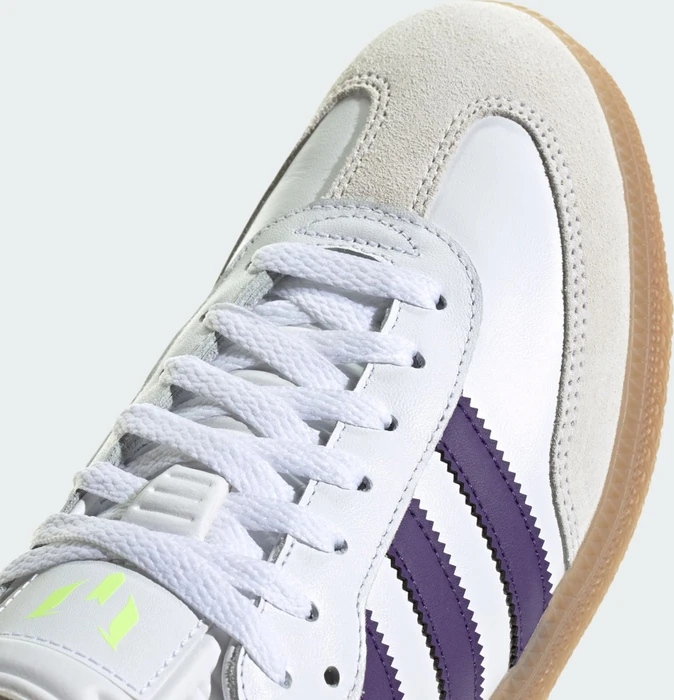 adidas Samba Messi cloud white/purple/gum