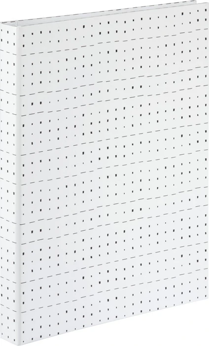 Hama Spiralalbum Graphic Squares 19x24.5 / 40 weiße Seiten