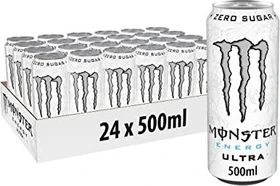 Monster Energy Ultra White Zero Zucker 24x 500ml