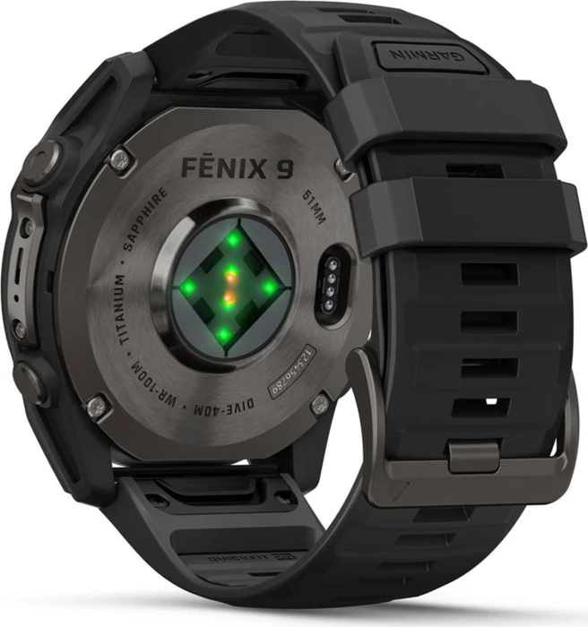 Garmin Fenix 9 51mm carbon grey dlc titanium/black