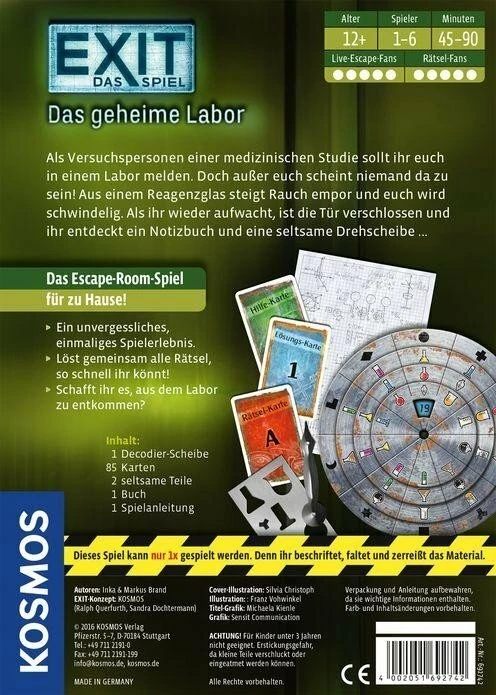 EXIT - Das Spiel - Das geheime Labor