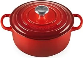 Le Creuset Signature Gusseisen Bräter rund 20cm 2.4l kirschrot
