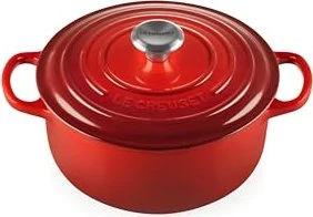 Le Creuset Signature Gusseisen Bräter rund 20cm 2.4l kirschrot