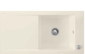 Villeroy & Boch Timeline 60 Einbau Becken reversibel mit Ablauffernbedienung ivory