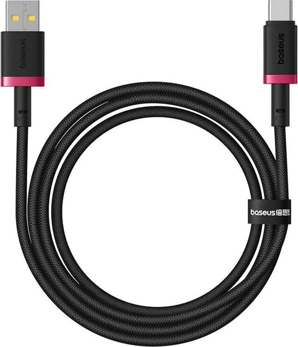 Baseus Dura USB-A/USB-C 1m schwarz/rot