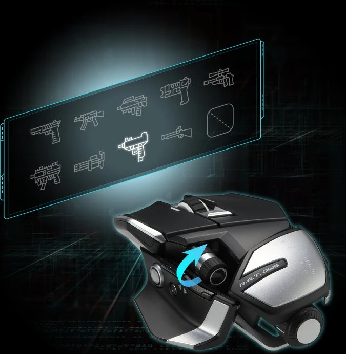 MadCatz R.A.T. DWS, schwarz/silber, USB/Bluetooth