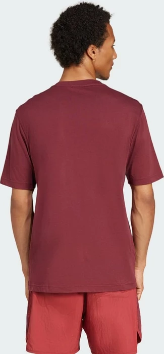 adidas Trefoil Essentials T-Shirt kurzarm shadow red (Herren)