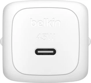Belkin BoostCharge USB-C-Ladegerät + USB-C/USB-C-Kabel (45W) weiß