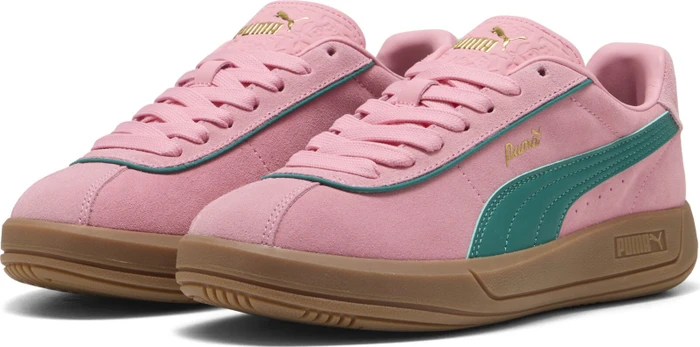 Puma Club Klassika Wildleder pinkscape/wild green/puma gold (Damen)