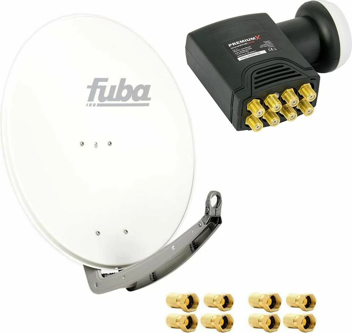 Fuba DAA 780 Sat-Anlage mit Qcto LNB weiß