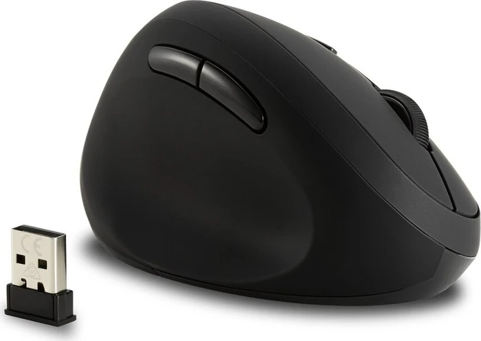 Kensington Pro Fit Ergo Wireless Mouse für Linkshänder, schwarz, USB