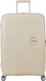American Tourister Soundbox Spinner erweiterbar L coconut sand