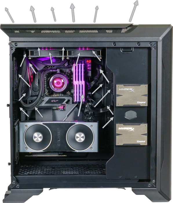 Cooler Master MasterCase SL600M Black Edition, Glasfenster