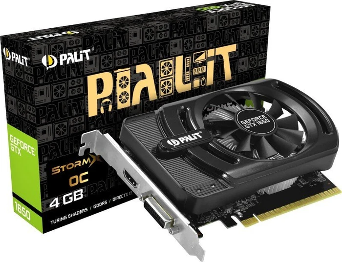Palit GeForce GTX 1650 StormX OC, 4GB GDDR5, DVI, HDMI