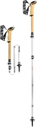 Leki Cressida FX Carbon AS Trekkingstöcke weiß/mango/silber