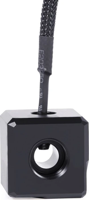 Alphacool Temperatursensor Square Acetal, schwarz, G1/4"